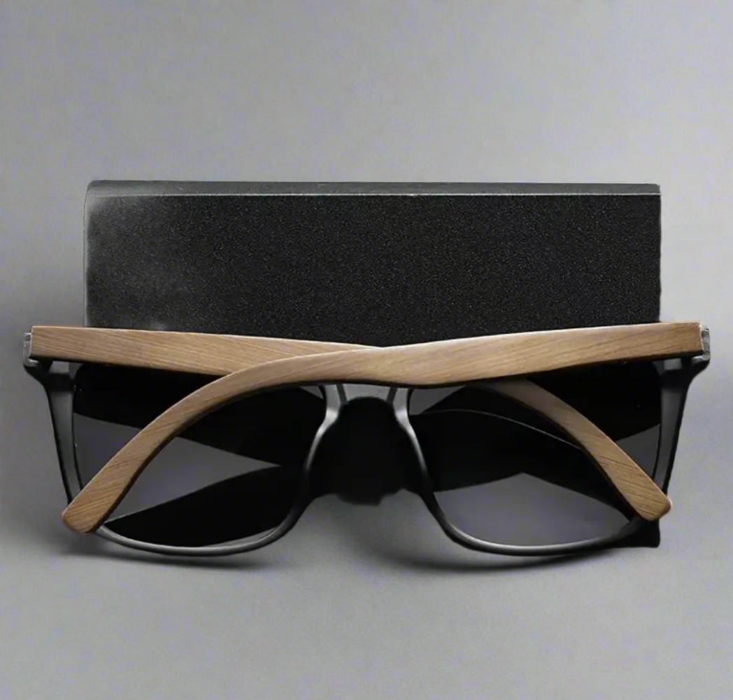 (New) Limited Half Wood Wayfarer Sunglasses