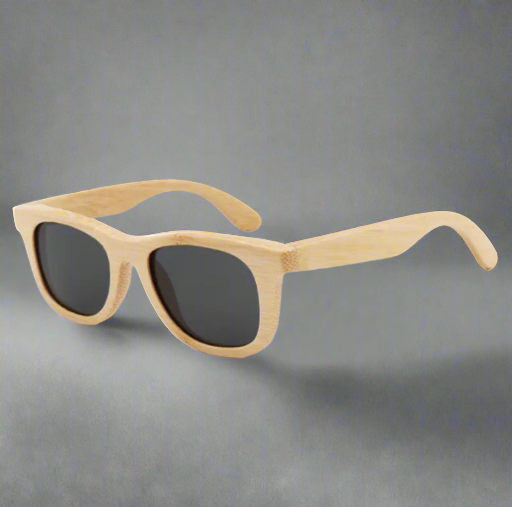 Light Full Wood Wayfarer Sunglasses