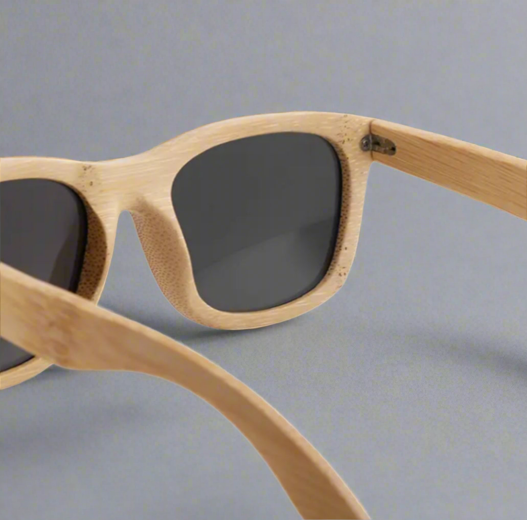 Light Full Wood Wayfarer Sunglasses