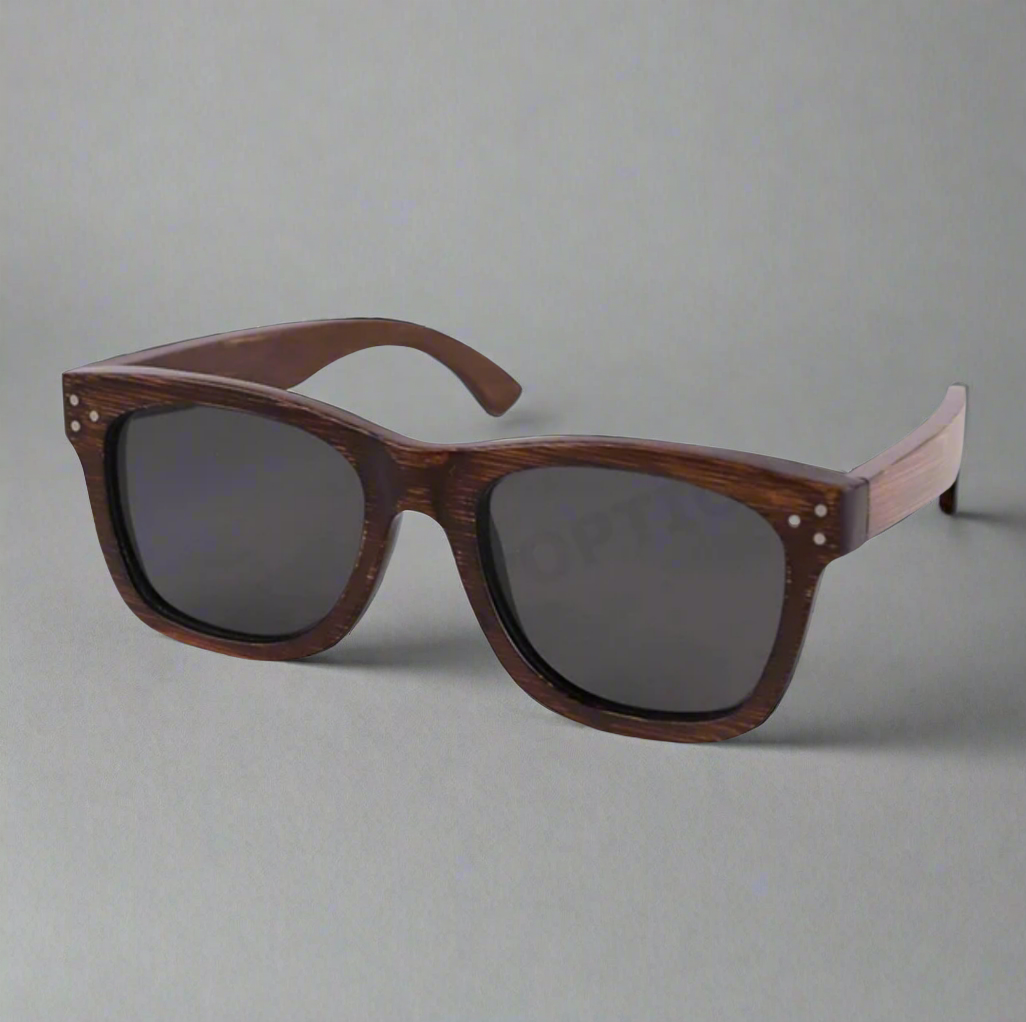 Dark Full Wood wayfarer Sunglasses
