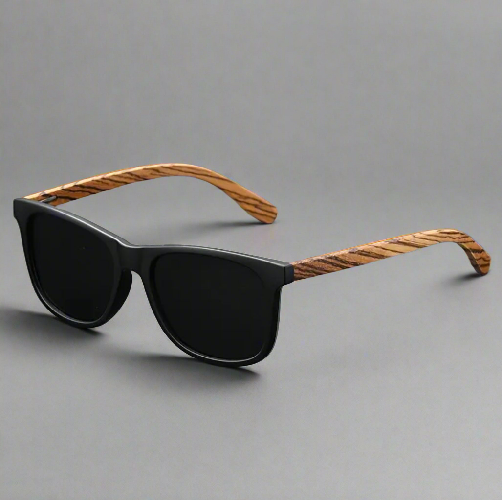 (New) Limited Half Wood Wayfarer Sunglasses