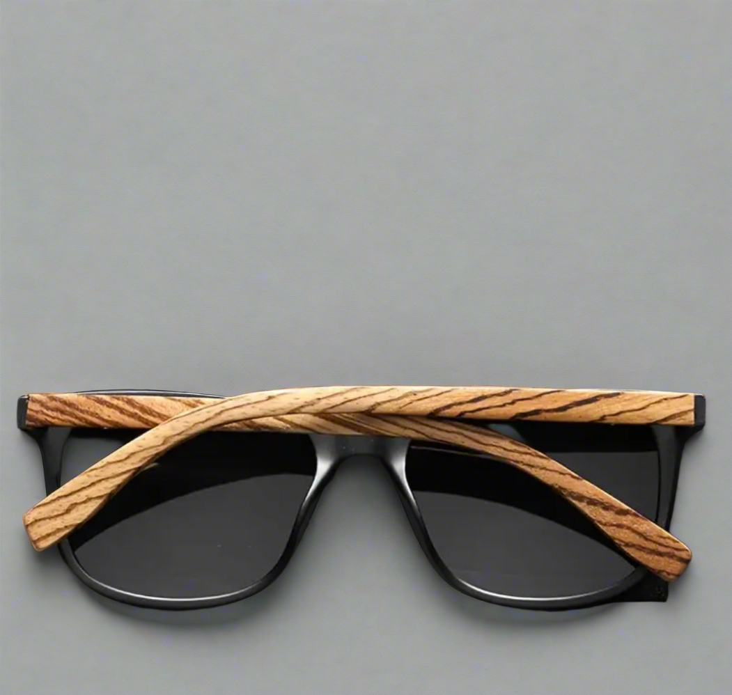 (New) Limited Half Wood Wayfarer Sunglasses