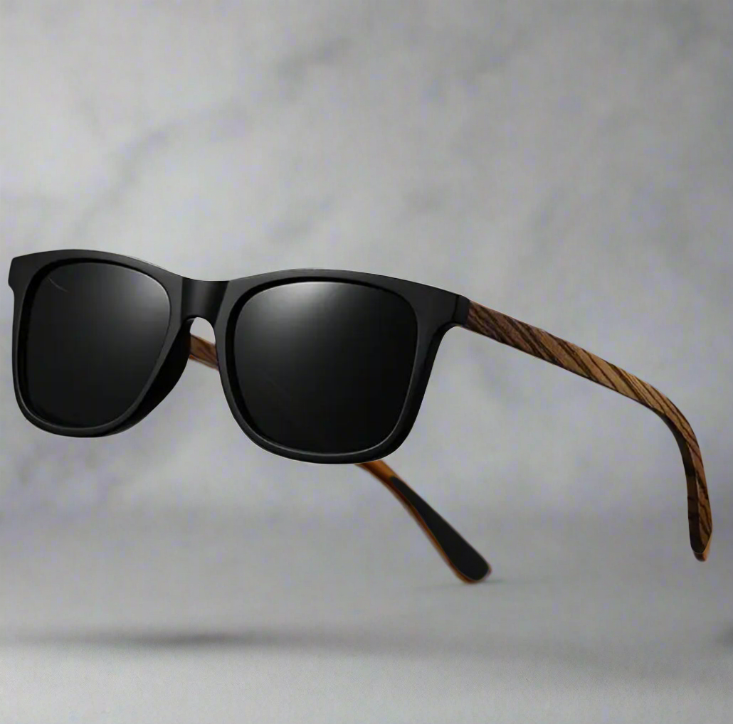 (New) Limited Half Wood Wayfarer Sunglasses