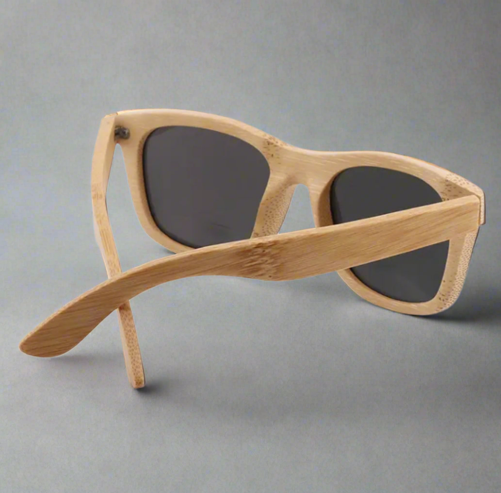 Light Full Wood Wayfarer Sunglasses