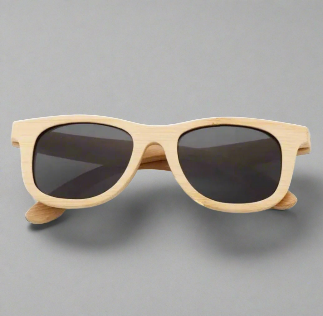 Light Full Wood Wayfarer Sunglasses