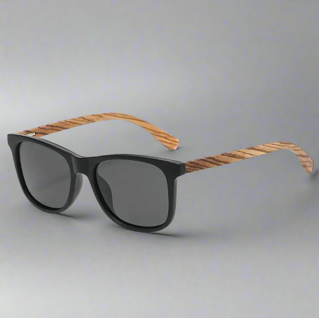 (New) Limited Half Wood Wayfarer Sunglasses