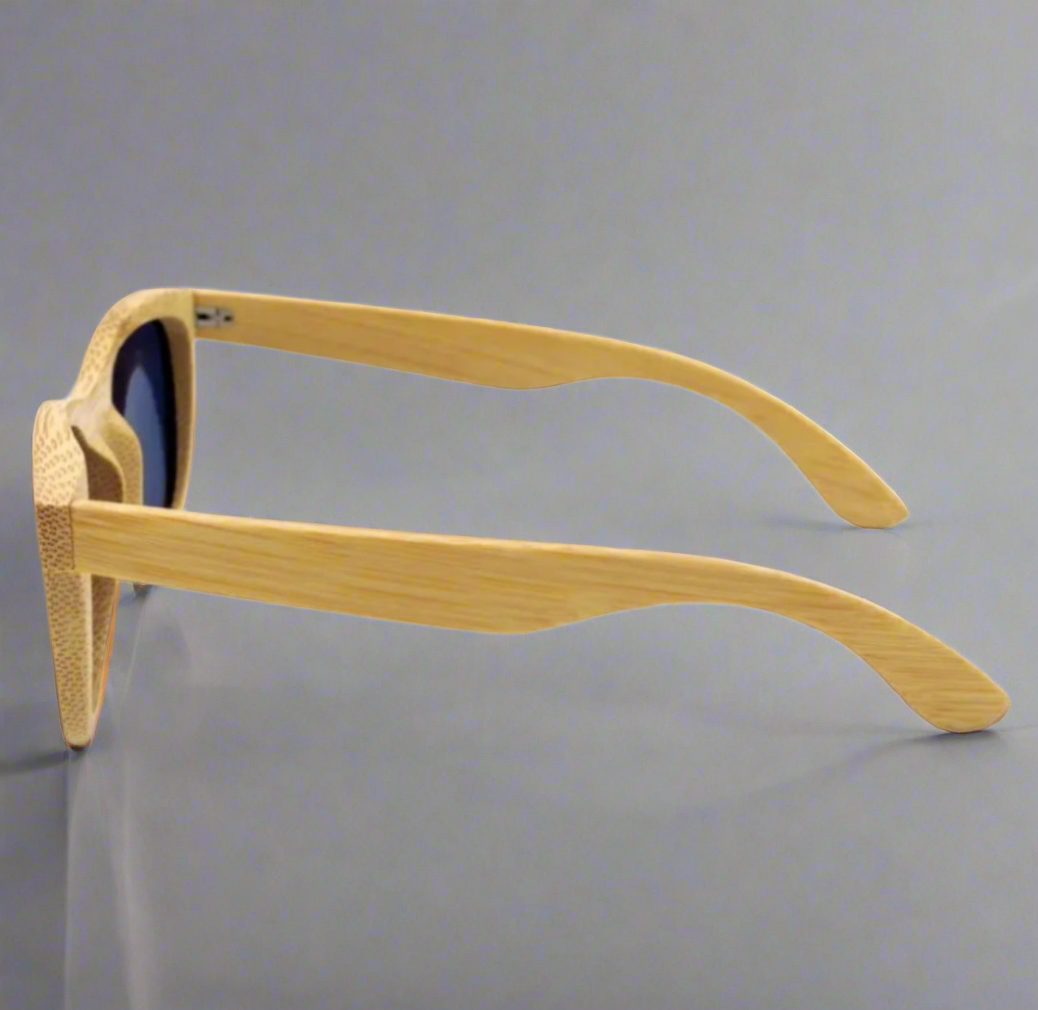 Light Full Wood Wayfarer Sunglasses