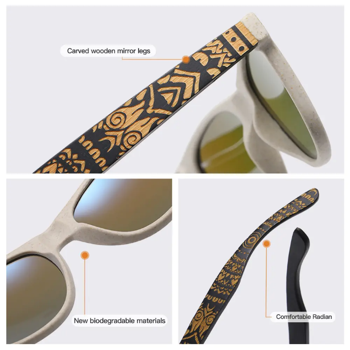 (New) Half Wood Tribe Wayfarer Sunglasses