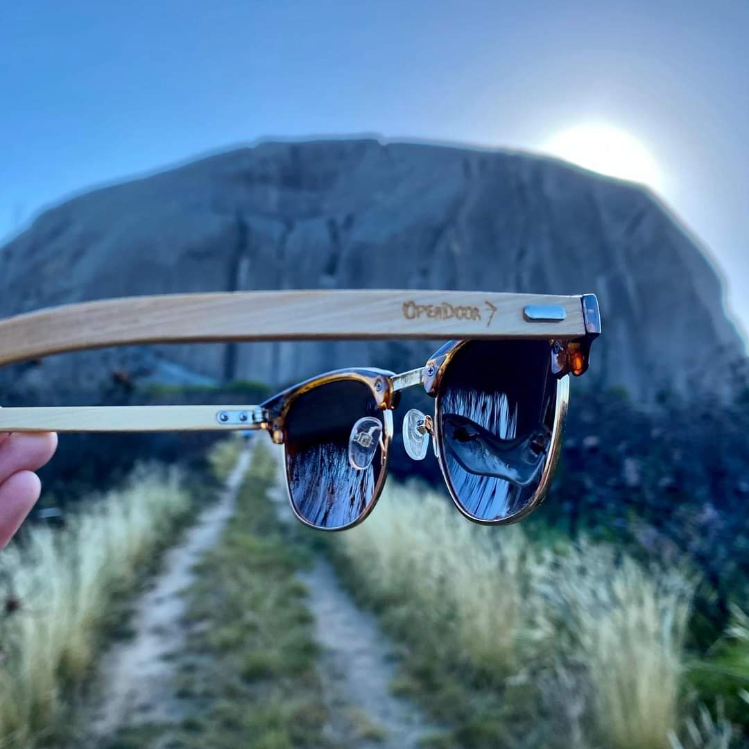 Half Wood Sunglasses