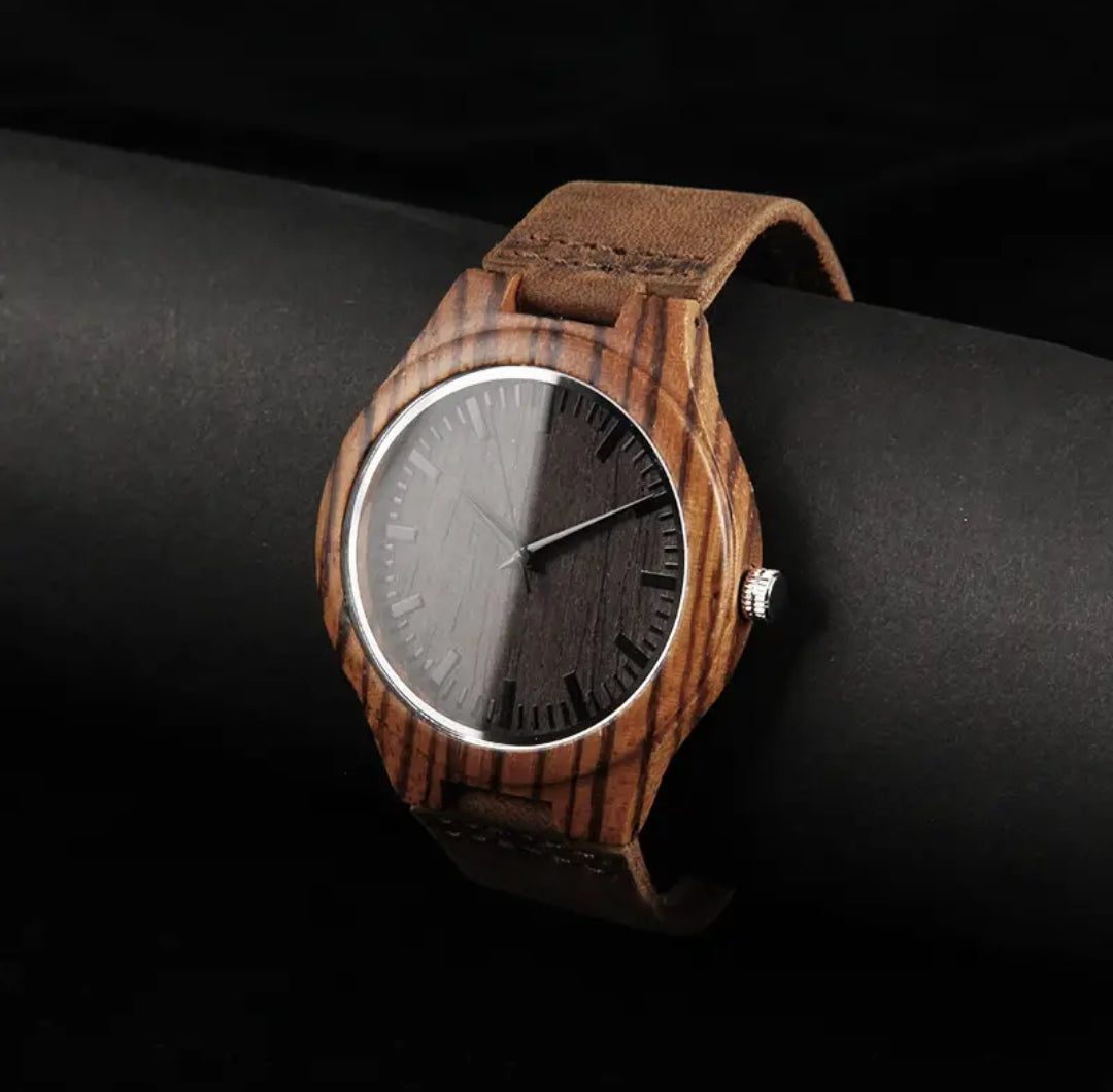 The Brown Zebrano Watch