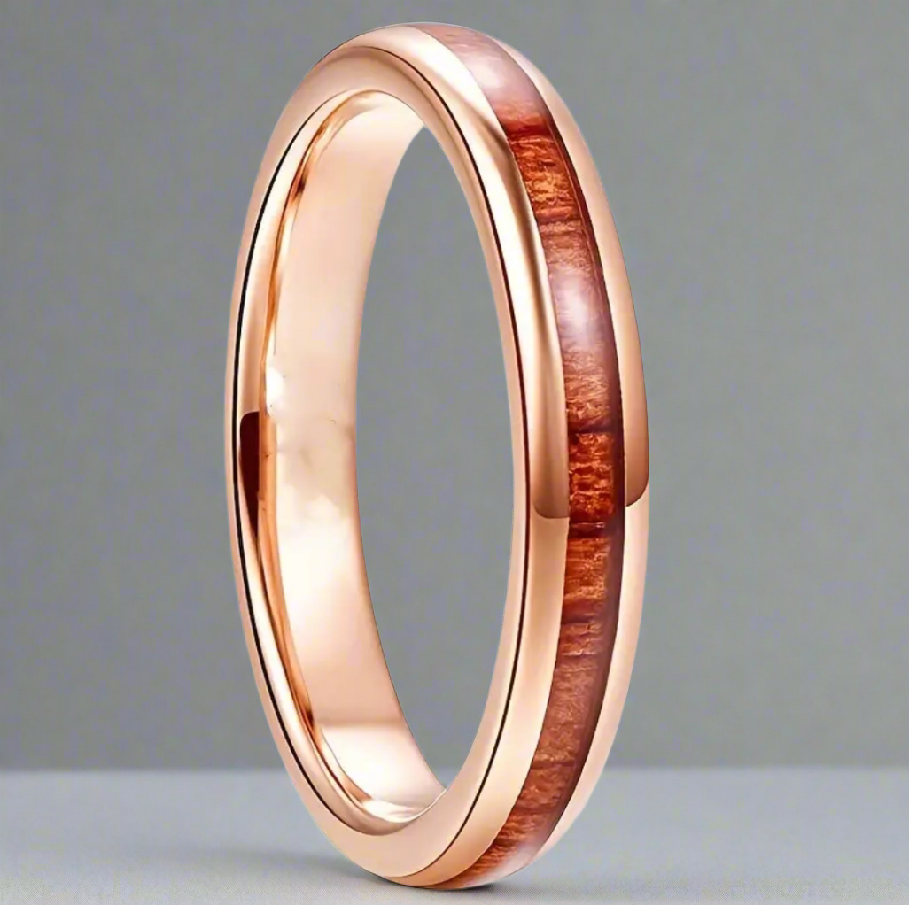 The 'Rosewood Cascade' Ring