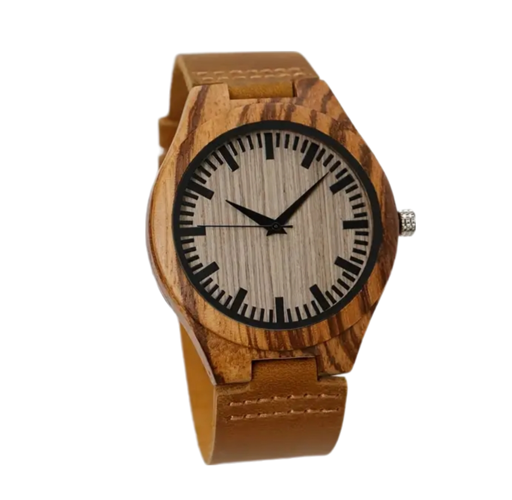 The Brown Zebrano Watch