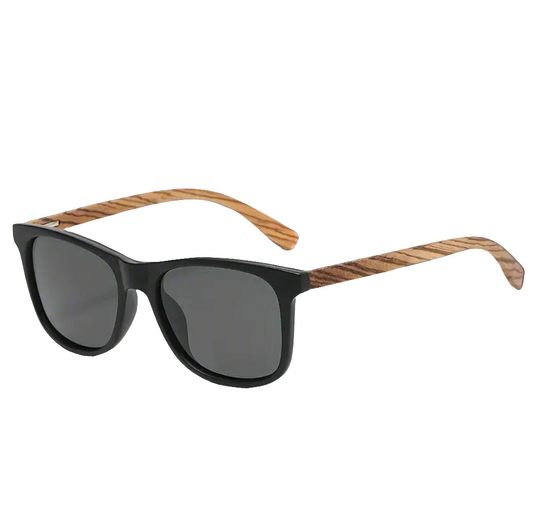 (New) Limited Half Wood Wayfarer Sunglasses