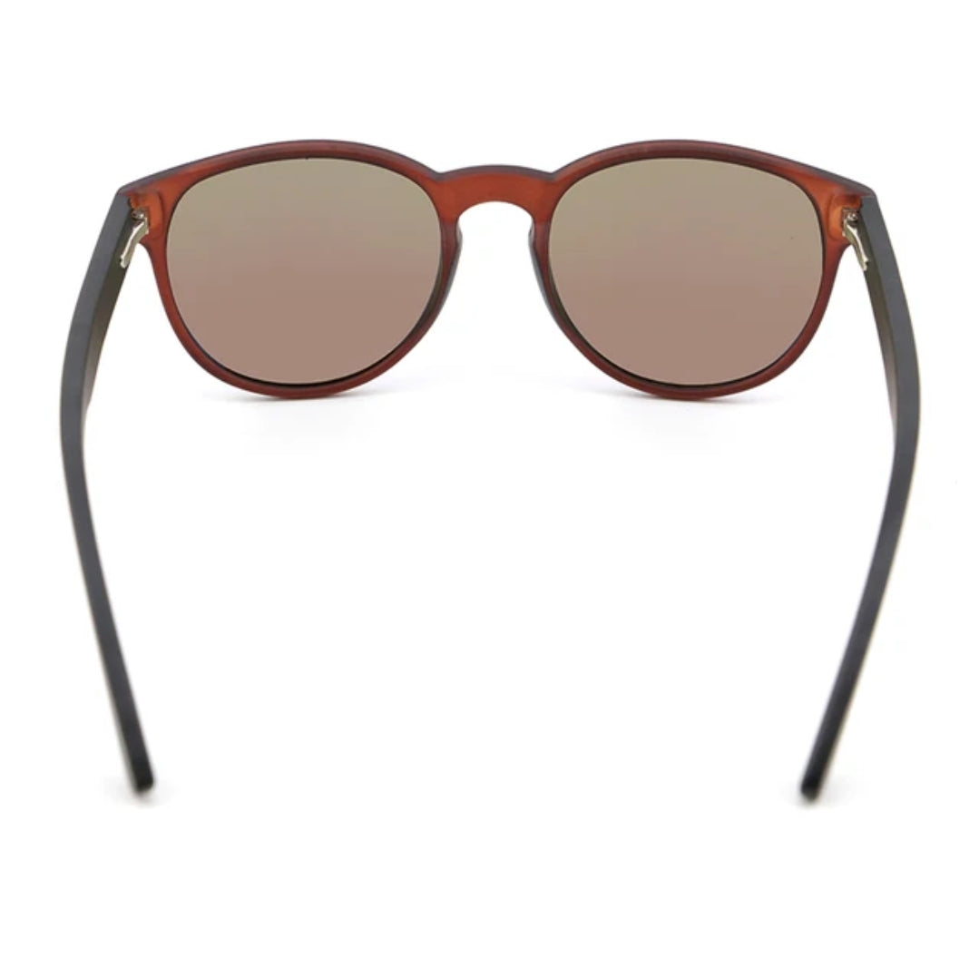 Half Dark Wood Semi Oval Sunnies