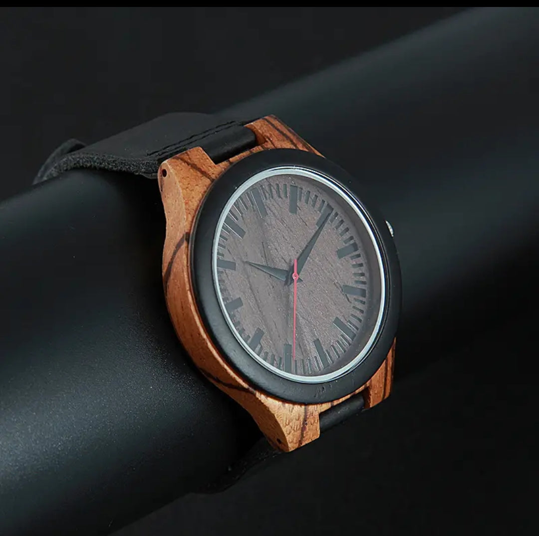 Dark Zebrano Watch