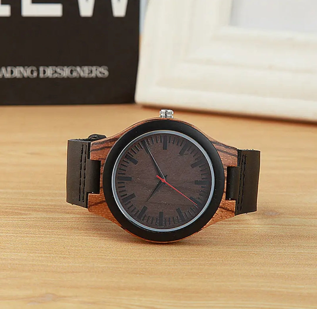 Dark Zebrano Watch