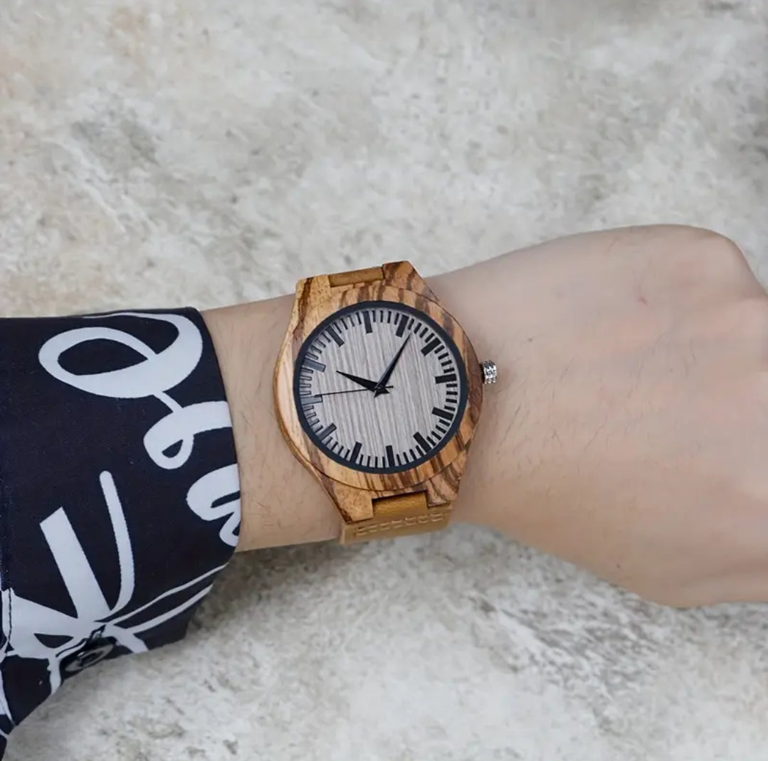 The Brown Zebrano Watch