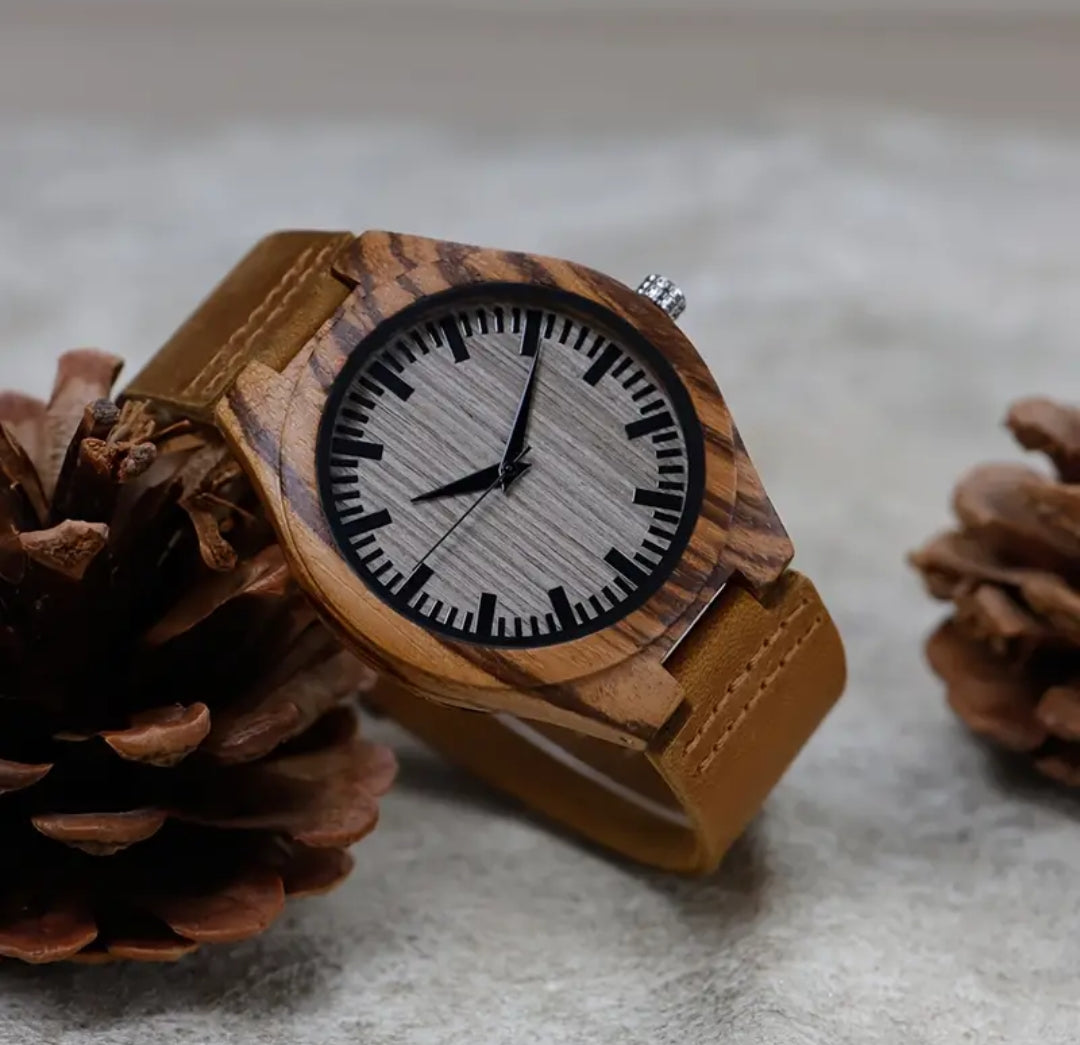 The Brown Zebrano Watch