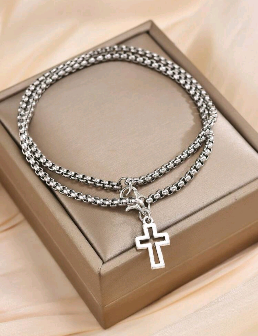 The 'Steel Cross' Bracelet