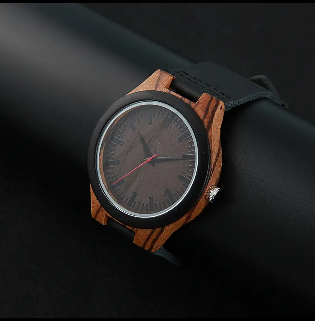 Dark Zebrano Watch