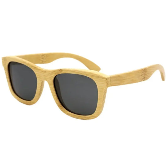 Light Full Wood Wayfarer Sunglasses