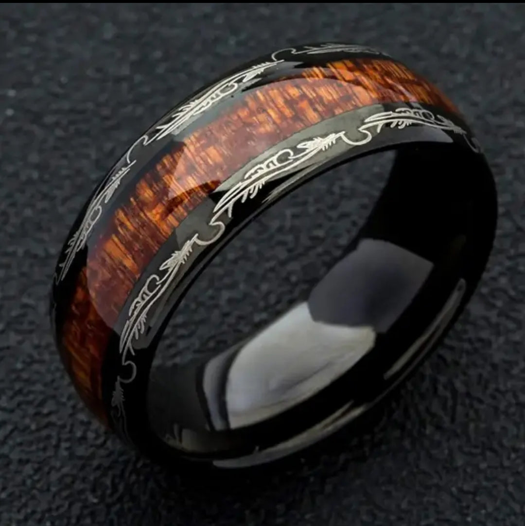 Dark Graffiti Ring