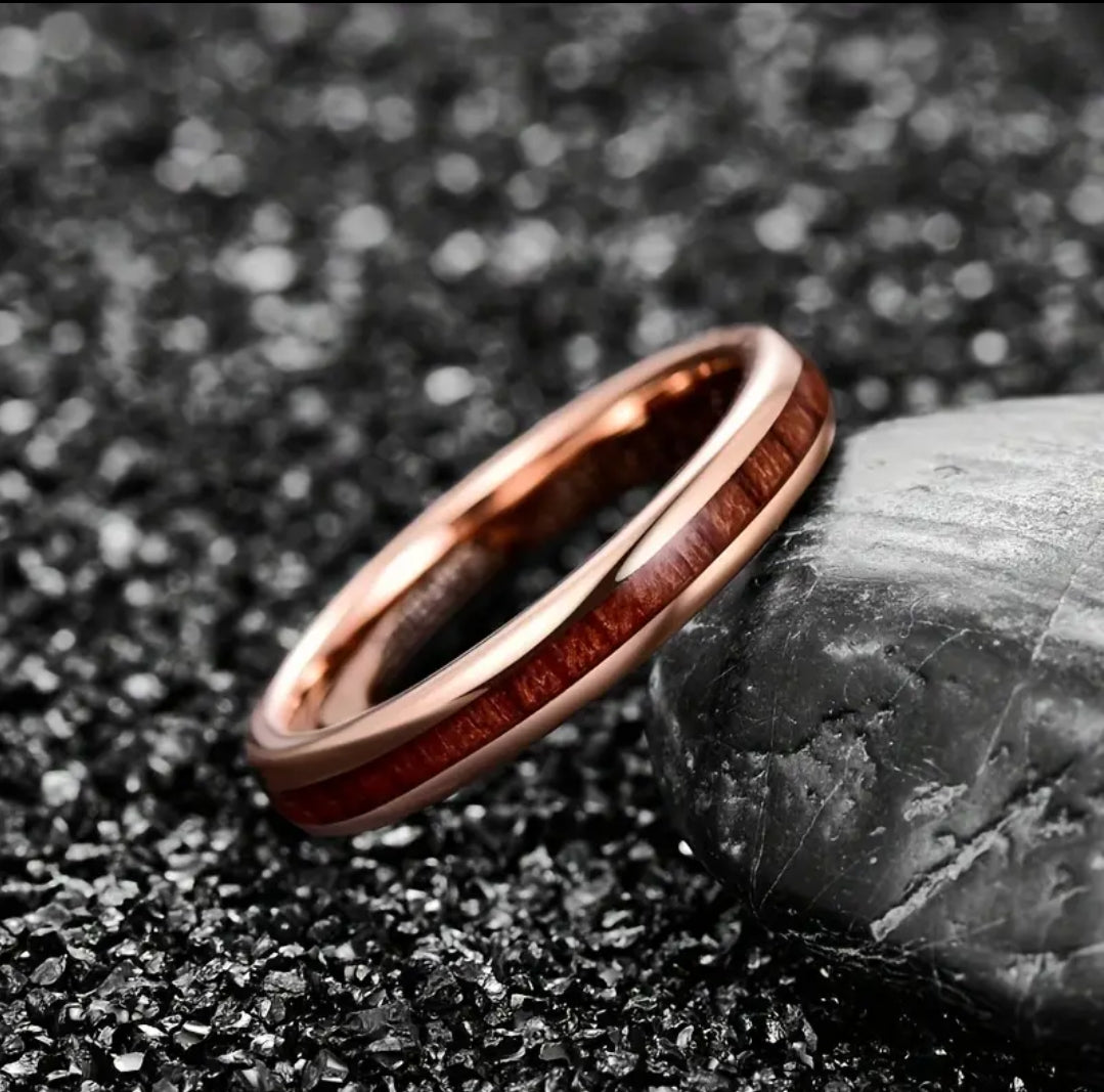 The 'Rosewood Cascade' Ring