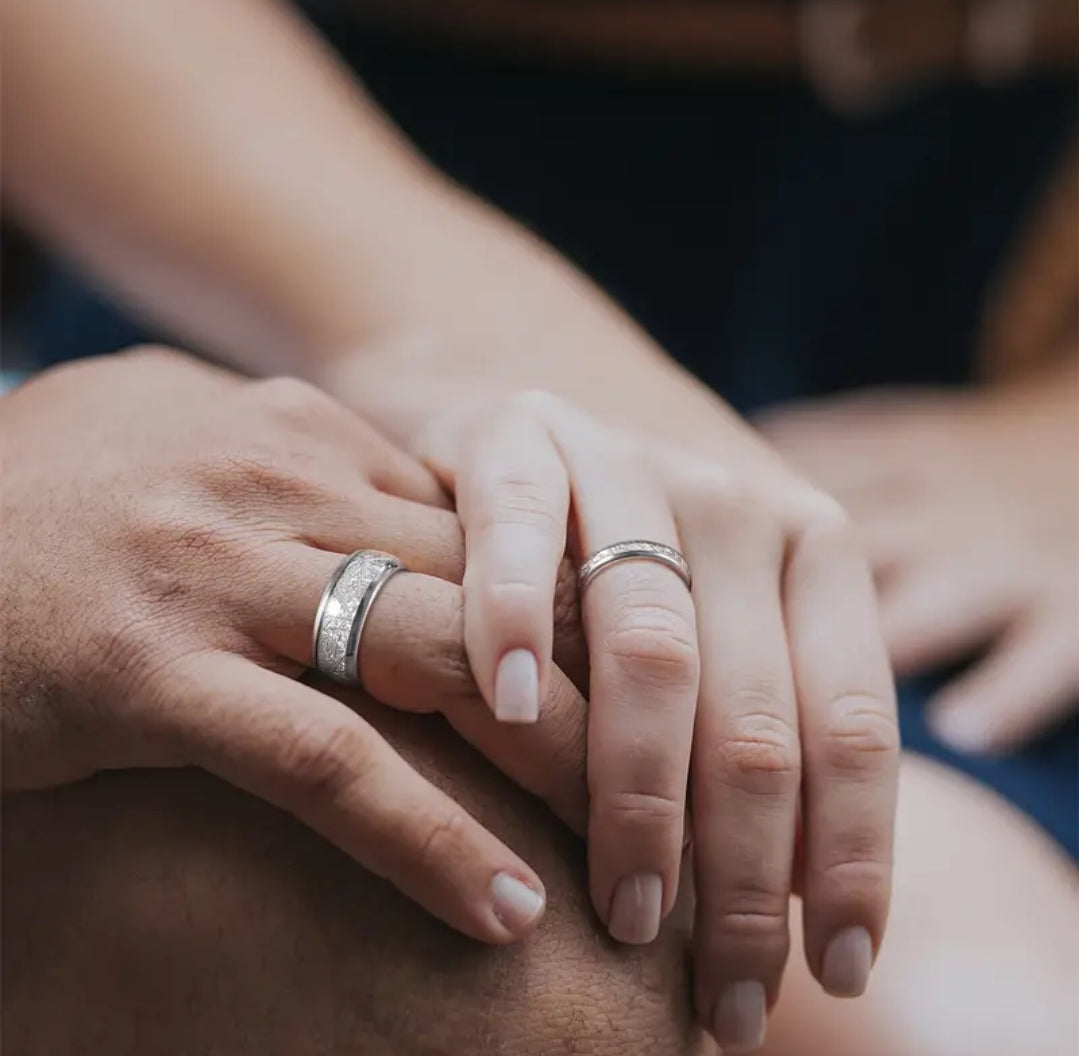 The 'Silver Meteorite' Ring