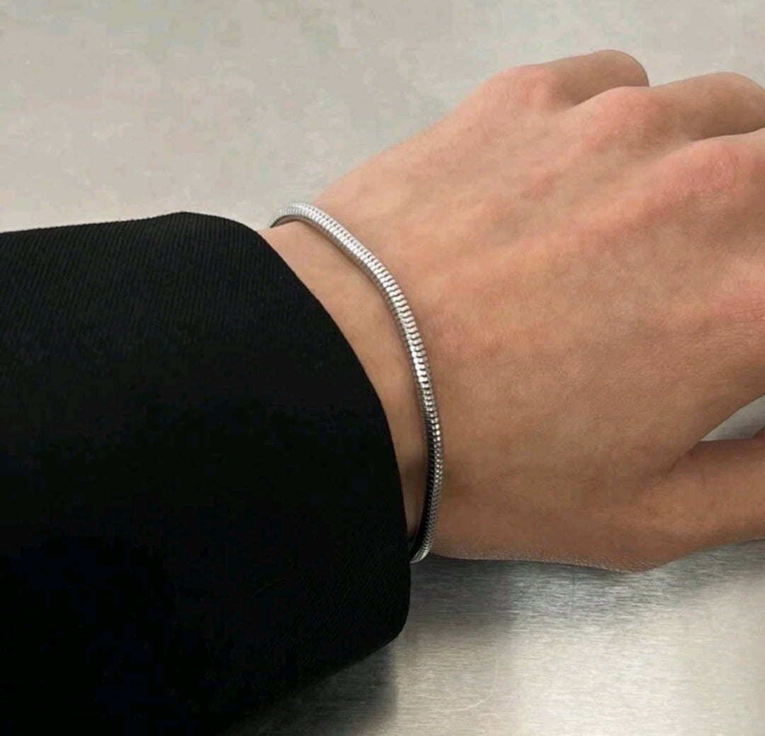 The 'Silver Apex' Bracelet