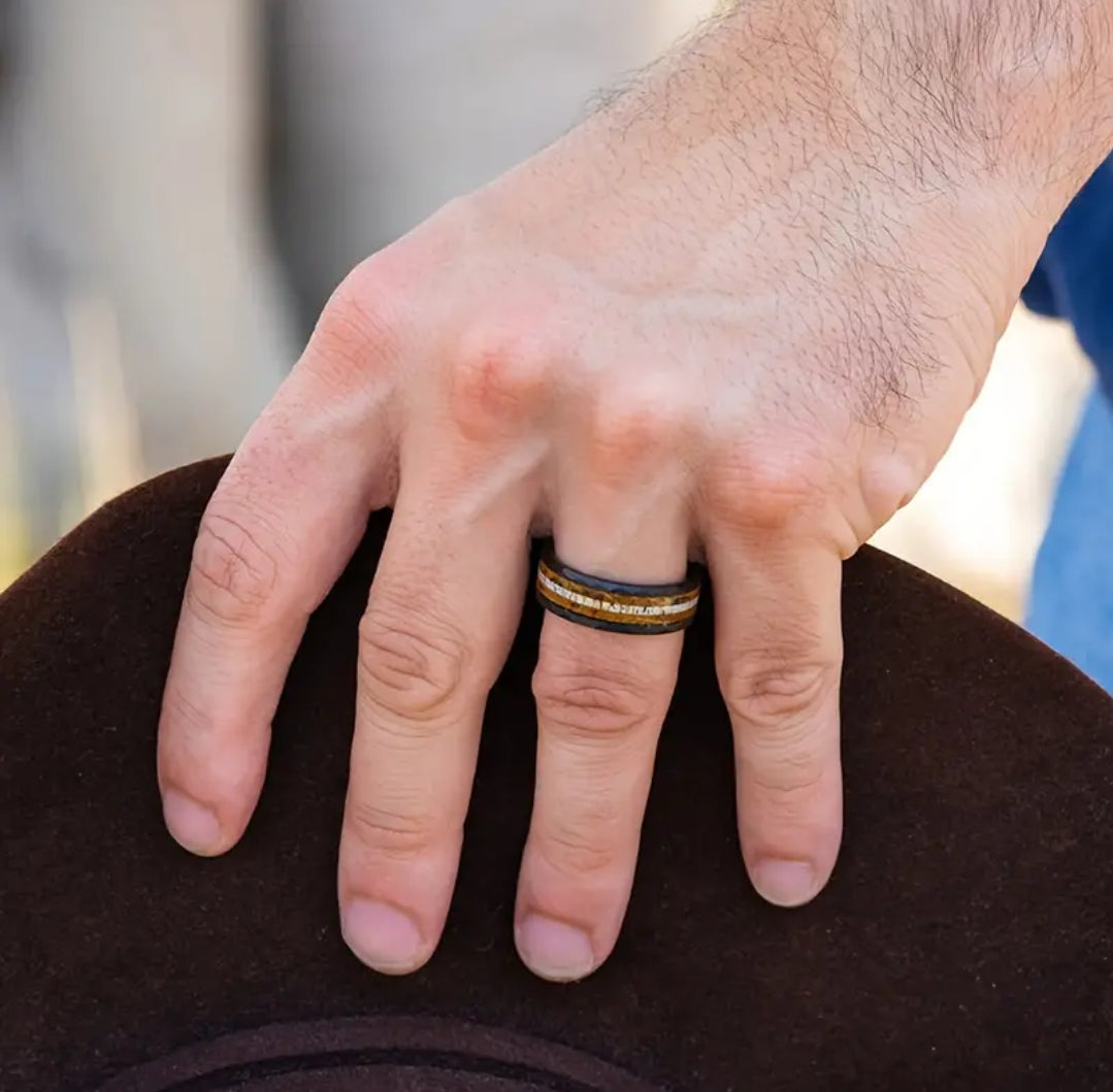 The 'Hammered Forest Guardian' Ring