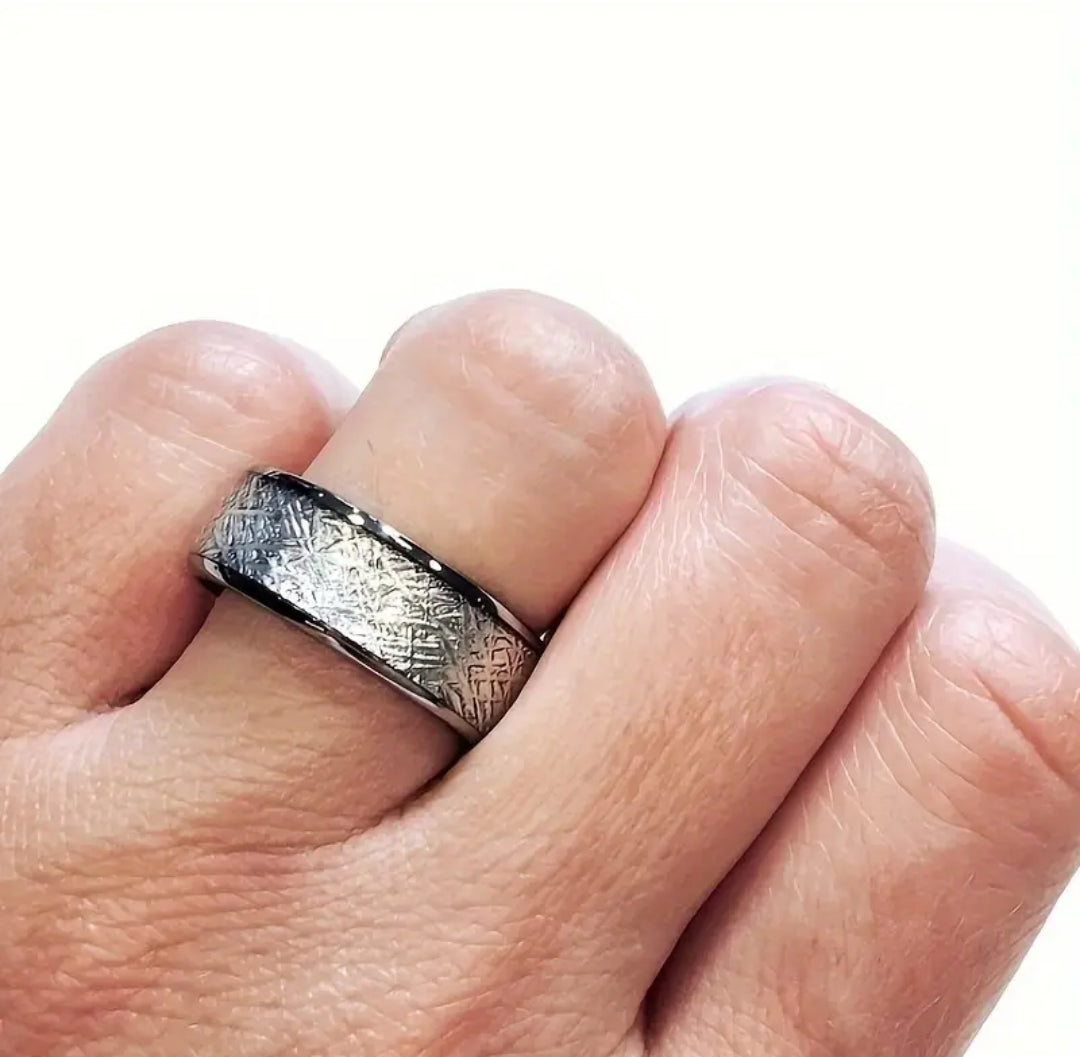 The 'Silver Meteorite' Ring