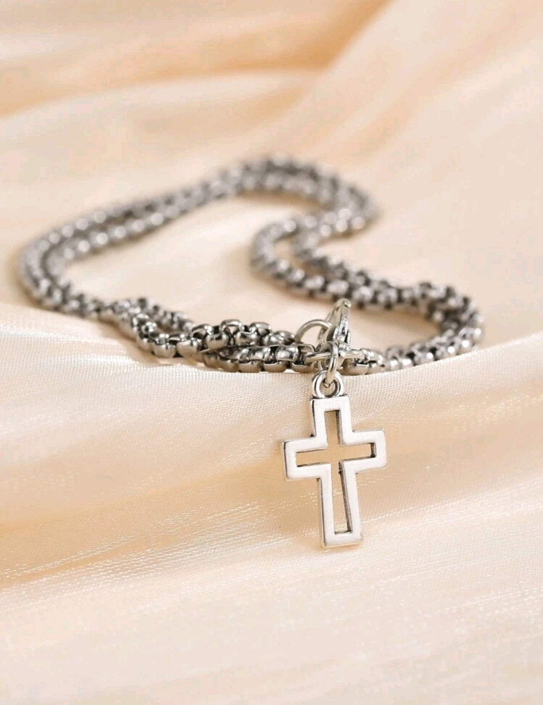 The 'Steel Cross' Bracelet